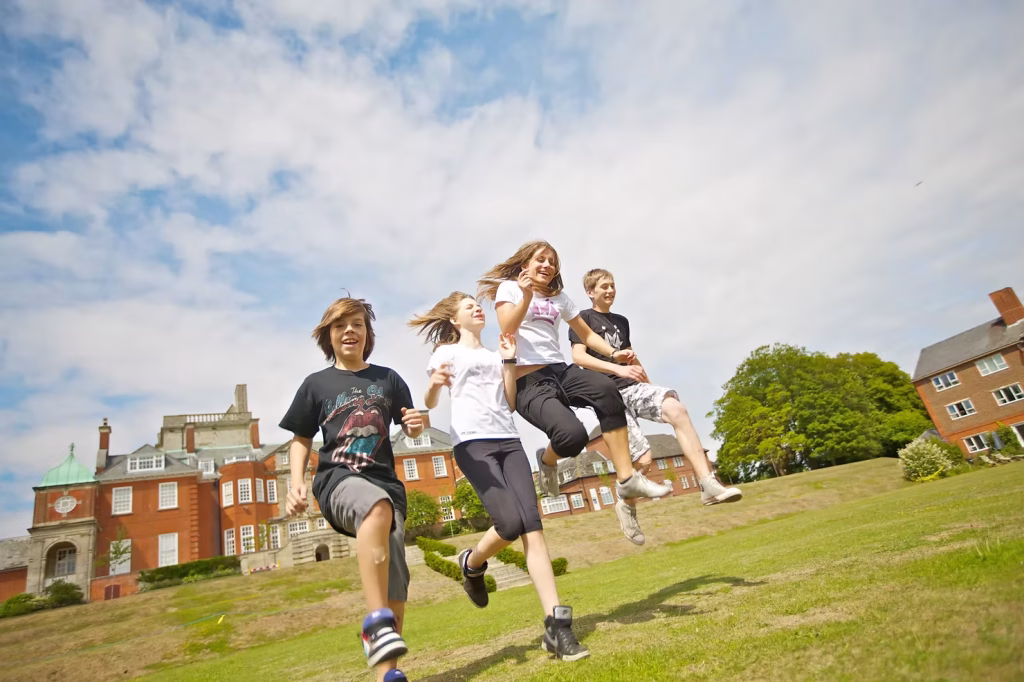 Happy students